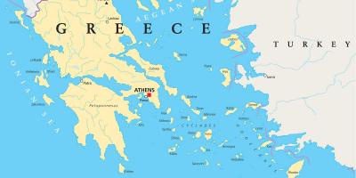 Haritada Yunanistan